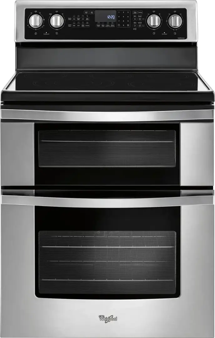 Whirlpool 6.7 Cu. Ft. Electric Double Oven Range with True Convection